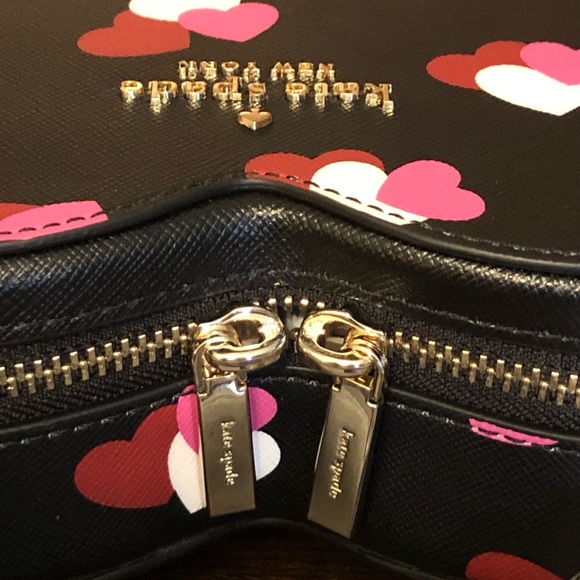 NWT-Kate Spade-SET-Love Shack-Flutter Hearts Crossbody & Heart Coin Purse-$428 - Picture 5 of 15